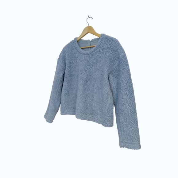 Lululemon Blue Wool Whenever Crew Size 6 - Picture 5 of 14